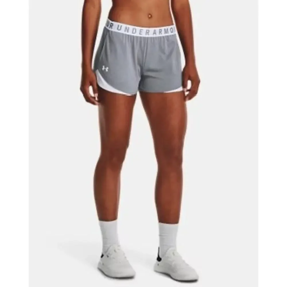 Under Armour ladies Play up 3.0 Gym Short  XS gray/white pockets - Picture 3 of 11